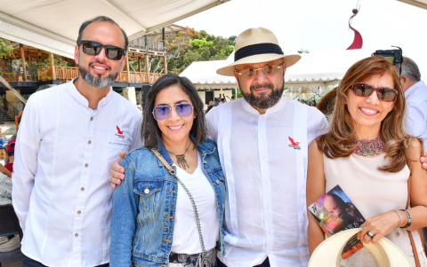Manuel Campos, Ivonne Pinzón, Jorge Saade y Cecibel Pinzón.