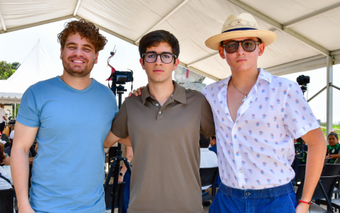 Julián Gil, Otto Sonnenholzner y Matías Loaiza.