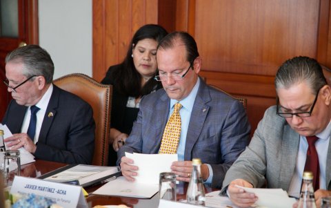 Uno de los temas centrales fue la lucha contra el crimen organizado transnacional.