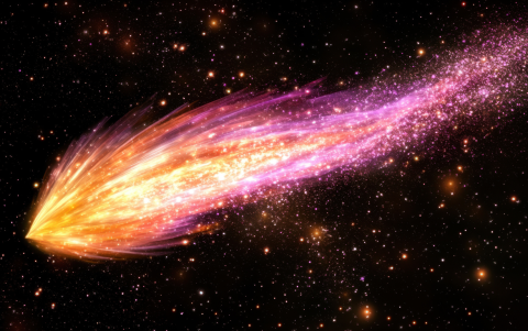 Referencial. El cometa 3I/ATLAS podría tener más de 10.000 millones de años, revelando secretos del origen de otros sistemas estelares.