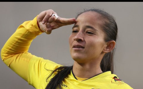 Stefany Cedeño hizo el segundo gol de Ecuador.