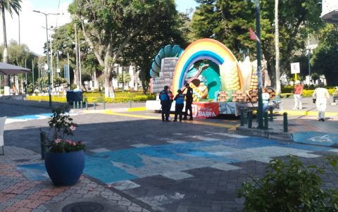 Afectación. Ibarra estima que perdió 15.000 turistas en sus fiestas y 60.000 visitantes en la Expo Lagos, lo que ascendería a $12 millones durante el paro.