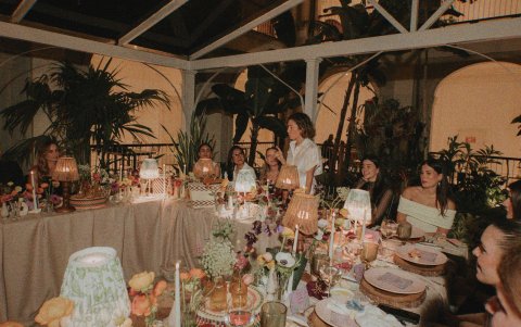 Durante la cena privada de Flabelus en el Hotel del Parque, una velada dedicada al lujo artesanal.