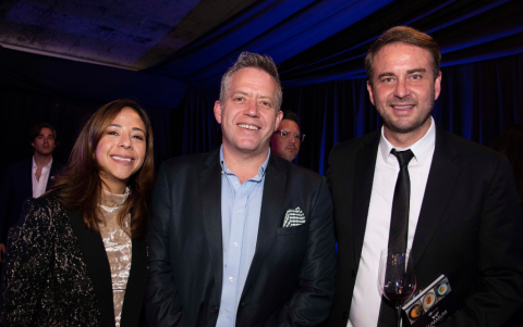 María Elena Cuesta, Christian Walther y Leandro Buratovich.