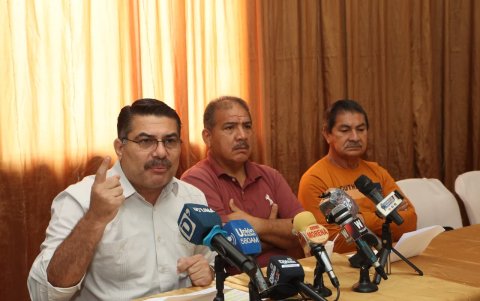 El dirigente durante la rueda de prensa de este miércoles 29 de octubre.