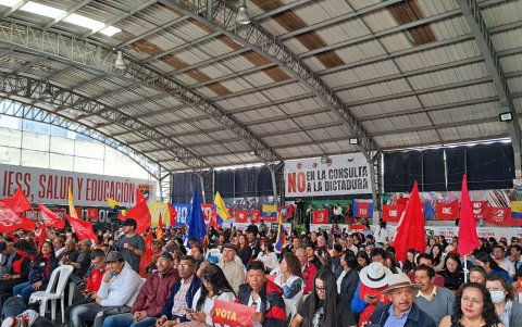 La UNE y la Conaie llamaron a votar No en la consulta popular del 16 de noviembre de 2025, luego dle último paro nacional