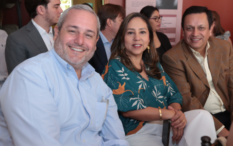 Francisco Arcos, Edith Villavicencio e Iván Rivadeneira.