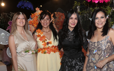 Lorena Ortiz, Rocío Laman, Katy Ortega y Jeanine Villalva.
