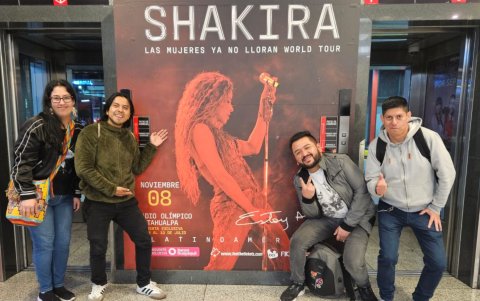 Los fanáticos de Shakira asistirán de distintas partes de Ecuador para sus tres conciertos en Quito.