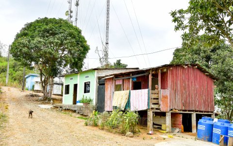 Así están los alrededores del mirador, donde la presencia de turistas es nula.