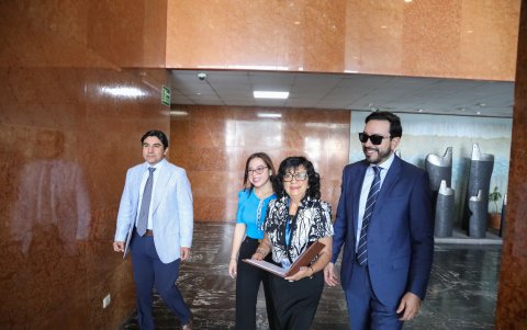 La asambleísta de la Revolución Ciudadana, Liliana Durán (c).