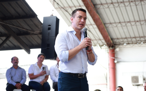 Noboa también se refirió al proceso de cambio constitucional impulsado por su administración.