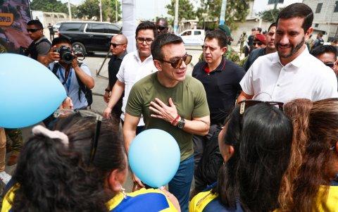 El presidente Daniel Noboa solicitó licencia para realizar campaña.