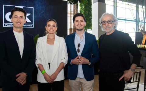 Pablo Montalvo, María Paz Bastidas, Daniel Montalvo y Guillermo López.