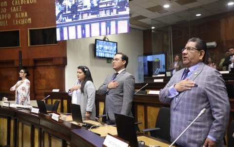 El Pleno de la Asamblea se reunió el 7 de noviembre de 2025 para conocer la licencia solicitada por Daniel Noboa.