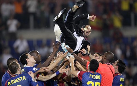 Con el Barcelona el DT estuvo 5 años entre el equipo B y la plantilla principal. Ganó todo.