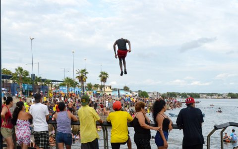 La Playita del Guasmo años atrás.