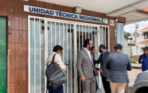 Patricio Maldonado no puedo ingresar a las oficinas de la AME en Azuay.