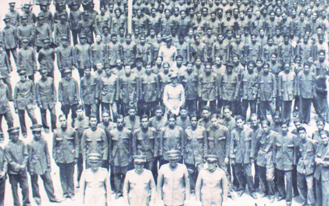 Primer contingente de conscriptos de 1935