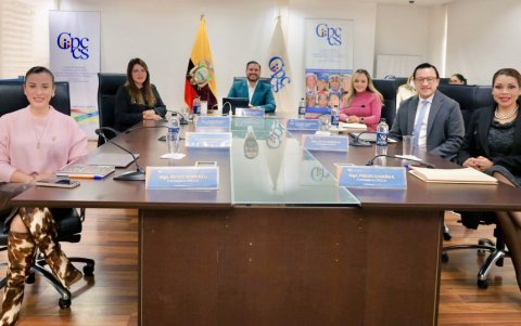 El Pleno del CPCCS es presidido por Andrés Fantoni.