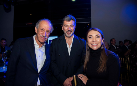 Roque Sevilla, Sebastián Joffre y María Paz Jervis.