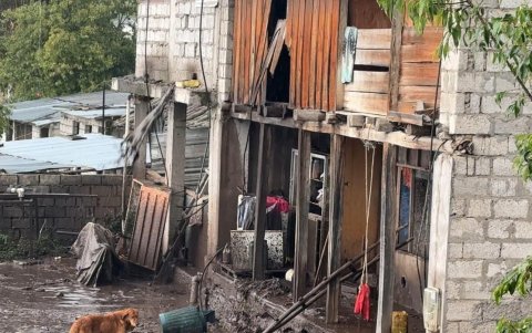 Las ultimas lluvias afectaron a viviendas en la parroquia rural Belisario Quevedo.
