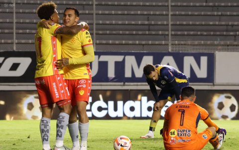 Aucas puso la goleada de la quinta fecha a imponerse 8-0 al Delfín.
