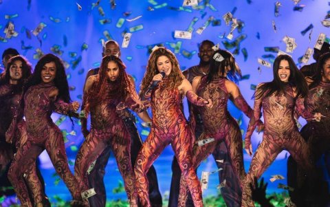 Shakira en su primer concierto en Quito