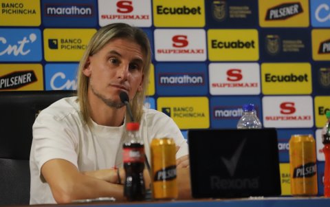 Sebastián Beccacece, seleccionador de Ecuador que estará presente en el sorteo.