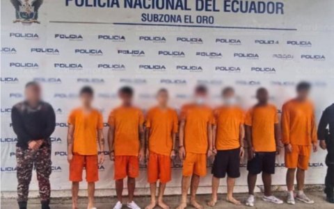 Siete personas fueron detenidas tras la masacre en la cárcel de Machala.