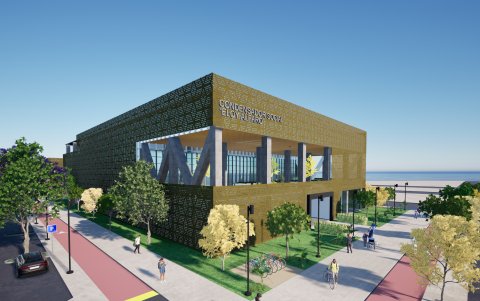 Así es la propuesta de fachada para uno de los edificios del condensador social