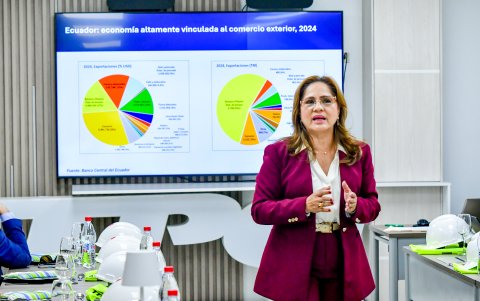 Iliana González, directora ejecutiva de la Asociación de Terminales Portuarios Privados del Ecuador (Asotep).