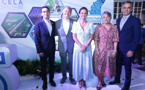 Francisco Aguiñaga, Mauricio Guim, Marcela Aguiñaga, Gianys de Aguiñaga y Juan Aguiñaga.