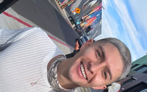 Mar Rendón y Álex Ponce en Las Vegas.