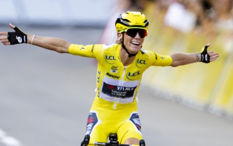 Pauline Ferrand Prevot, ciclista francesa del Visma–Lease a Bike.