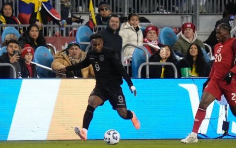 John Yeboah, extremo de la selección ecuatoriana.