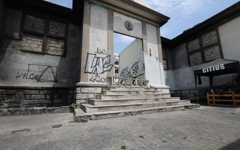 El anfiteatro Julián Coronel, inmueble patrimonial ubicado en el centro de Guayaquil.