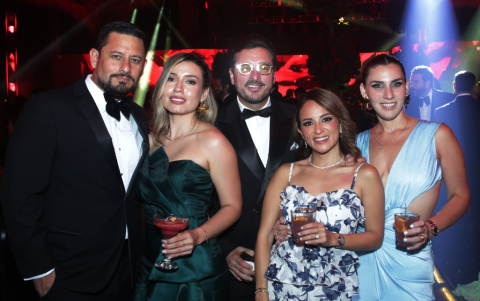 Jimmy Caicedo, Sandy Argüello, José Luis Suárez, Daniela Jácome y Suca Álvarez.