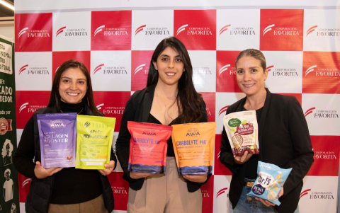 Margarita Tapia, Andrea Pazmiño y Lula González.