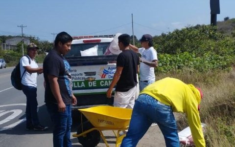 Jóvenes en Acción realizando labores en sus comunidades