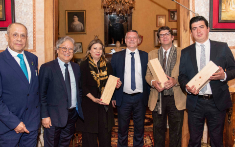 Fernando Recalde, Peter Zhang, Silvana Peñaherrera, Vincent Jierda, Alex Rowland y José Antonio Yara.