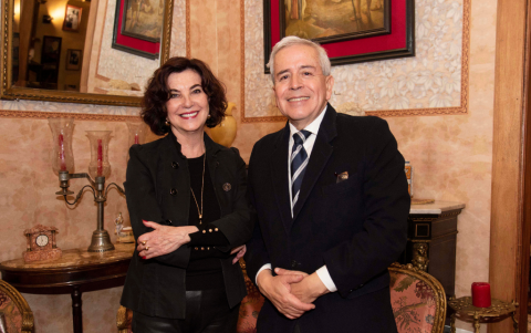 Jacqueline Grard y Diego Recalde.