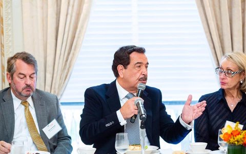 El exalcalde de Guayaquil y líder del Partido Social Cristiano (PSC), Jaime Nebot.