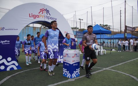 Así fue la jornada inaugural de la Liga Prosperar, el proyecto deportivo más inclusivo.