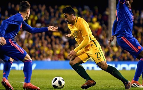 La ultima vez que Colombia se enfrento a Australia fue en el 2018 (0-0), previo al Mundial Rusia 2018.