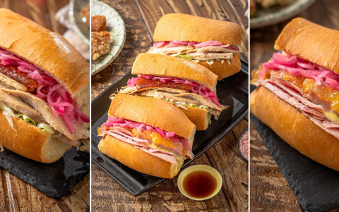 En Sanduchón continúan con la recete tradicional cocinando sus carnes a leña.