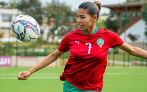 Ghizlane Chebbak, delantera del Al Hilal saudí.