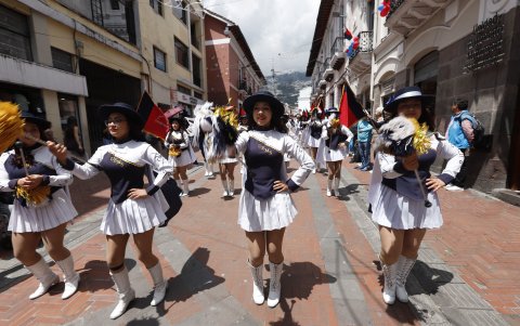 Las fiestas de Quito se celebran durante el mes de diciembre.