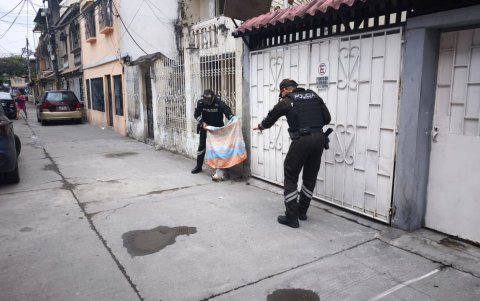 UPMA rescatando al espécimen herido