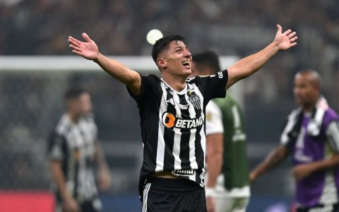 Alan Franco, volante ecuatoriano, fue campeón del Brasileirao con Atlético Mineiro.